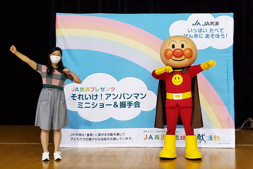 JA共済プレゼンツ それいけ！アンパンマンミニショー＆握手会の開催イメージ